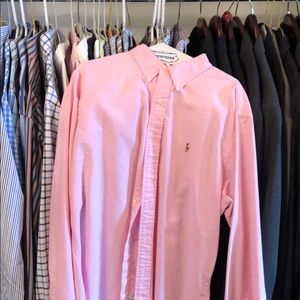 Pink polo shirt